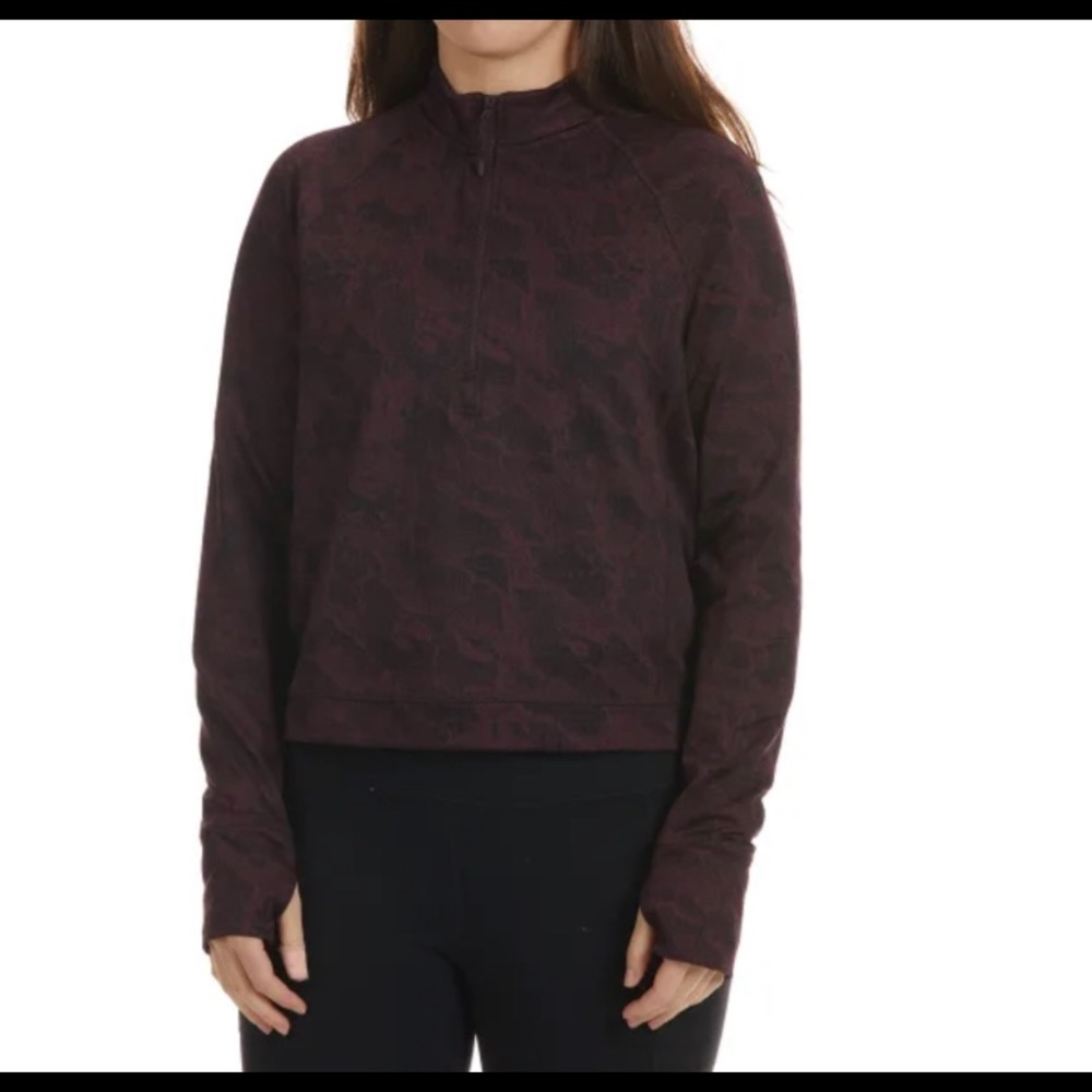 Spider half zip pullover shirtโ top New size L